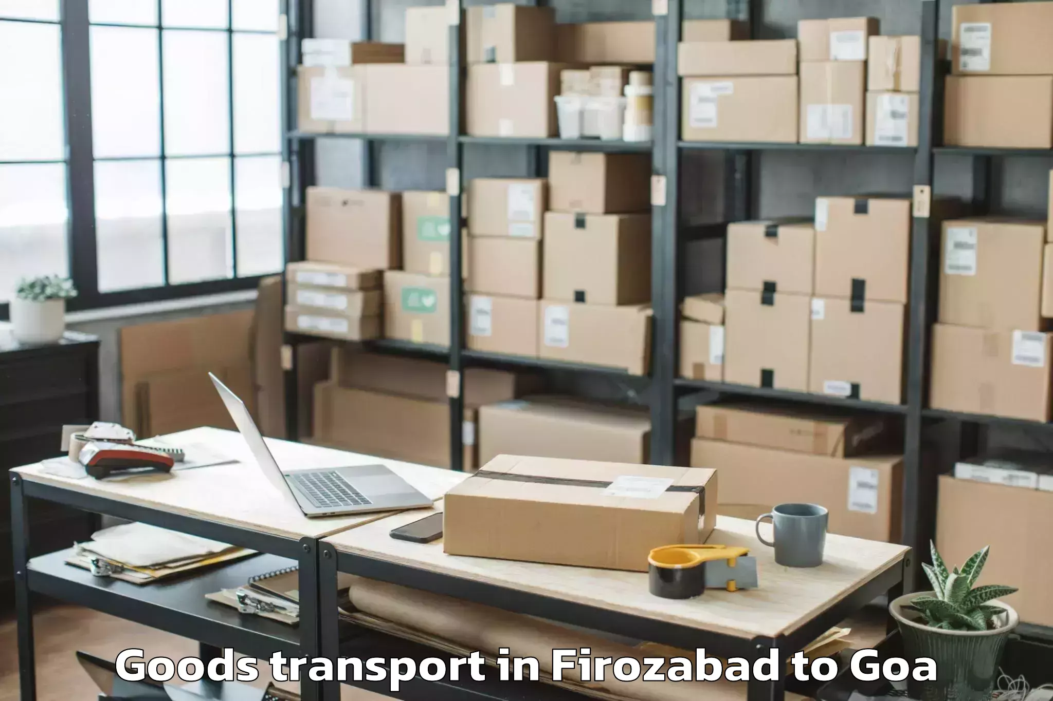 Quality Firozabad to Arambol Goods Transport